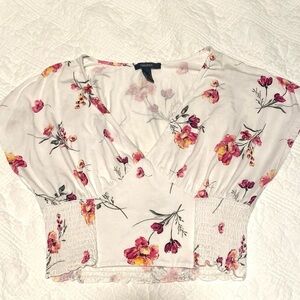 Floral Cropped Blouse